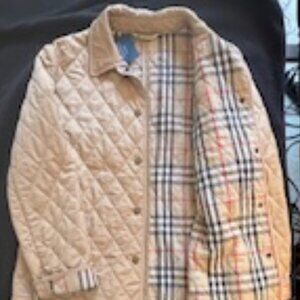 Vintage Burberry Brit Quilted Jacket